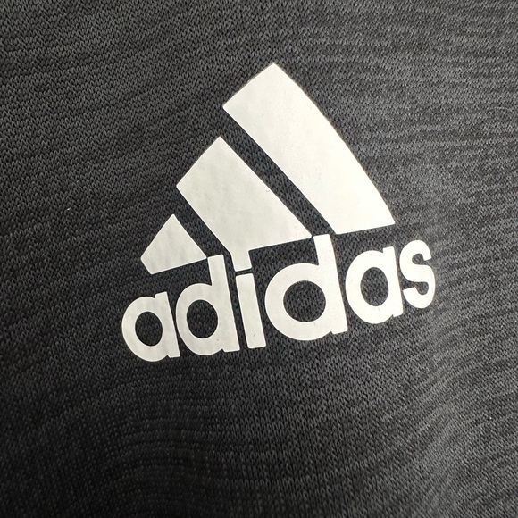 EUC adidas Men's Athletics Team Issue 1/4 Zip Long Sleeve XL Black Melange - Picture 6 of 9